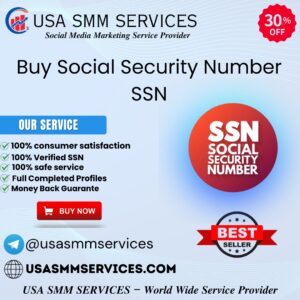 Buy Social Security Number SSN