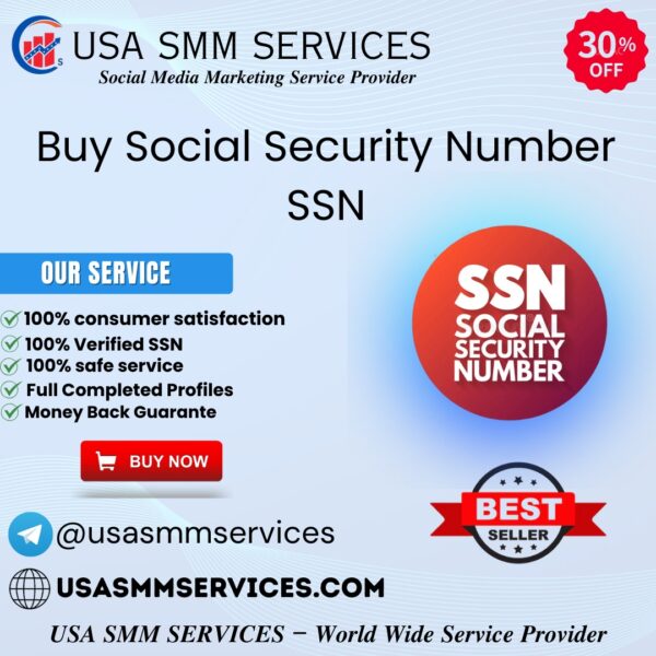 Buy Social Security Number SSN