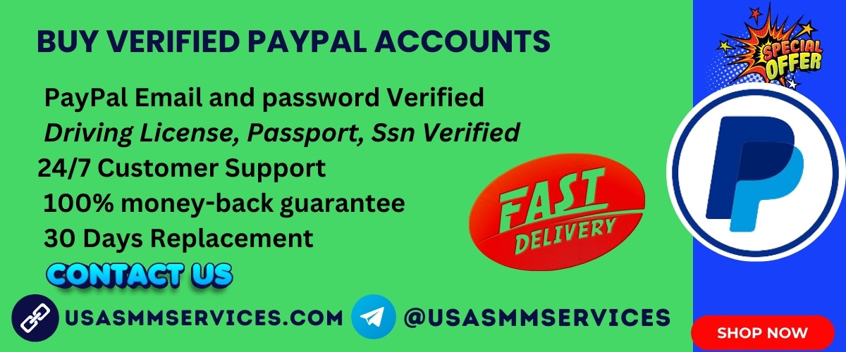 Buy Verified PayPal Accounts