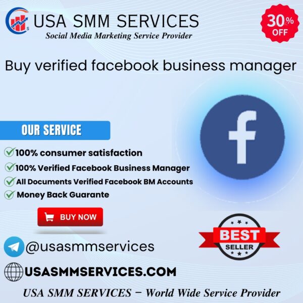 Buy verified facebook business manager